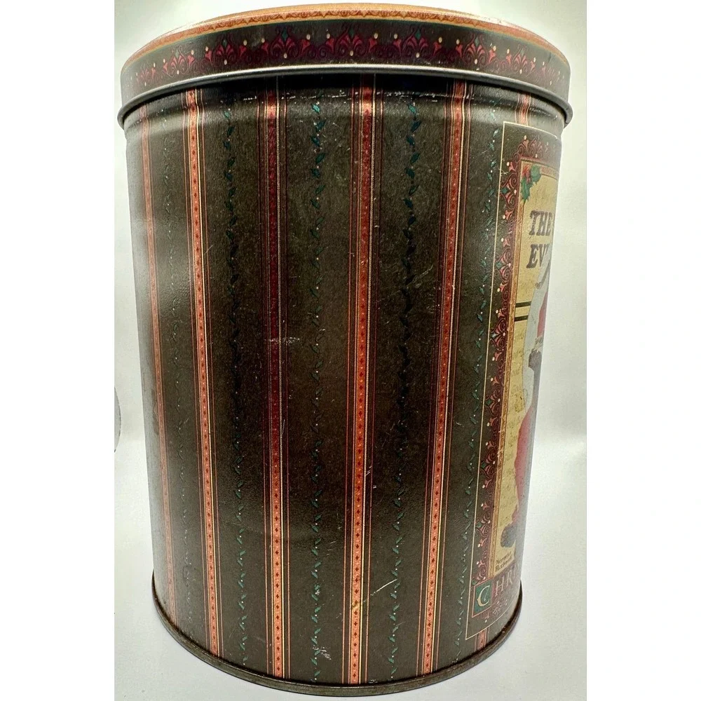 Vintage style‎ Norman Rockwell Saturday Evening Post Christmas Santa Tin